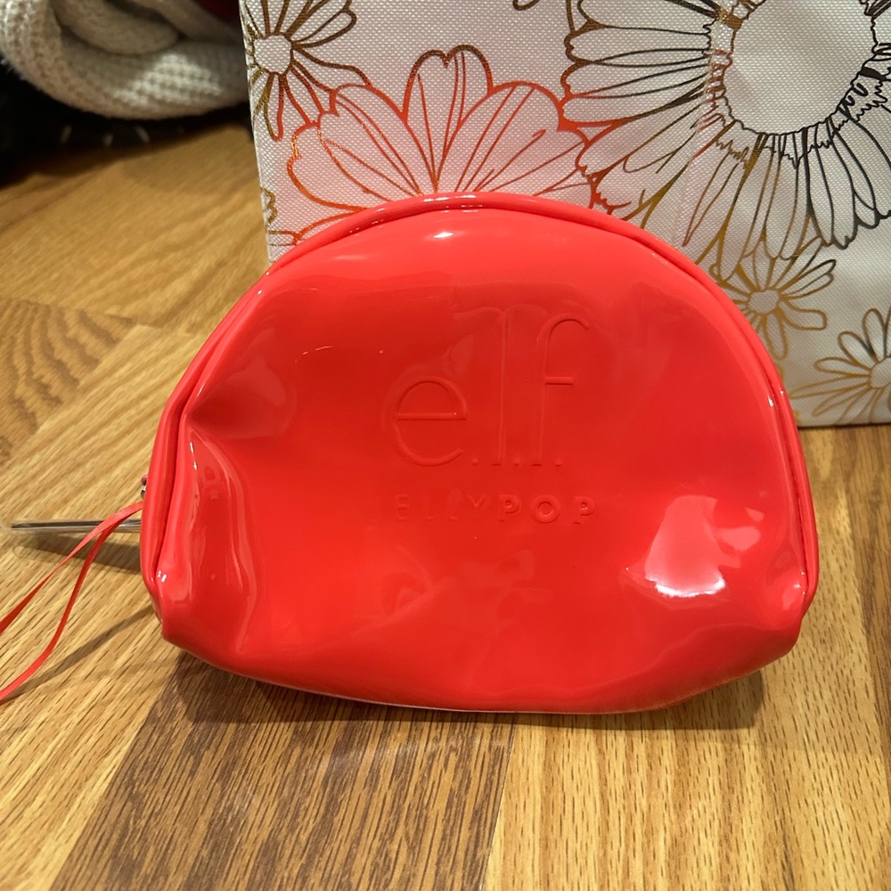 ELF Red Cosmetic Bag